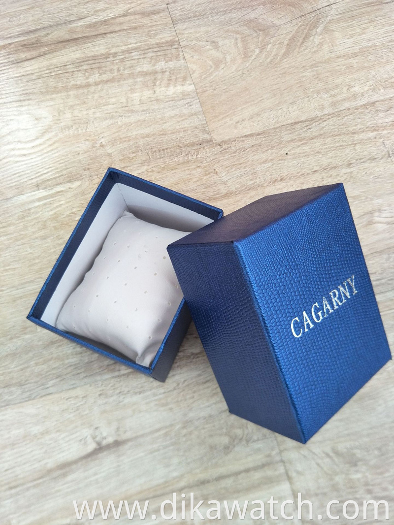 Cagarny Watch Box Luxury Gray Box Watch Orange Boxes For Watches 010203